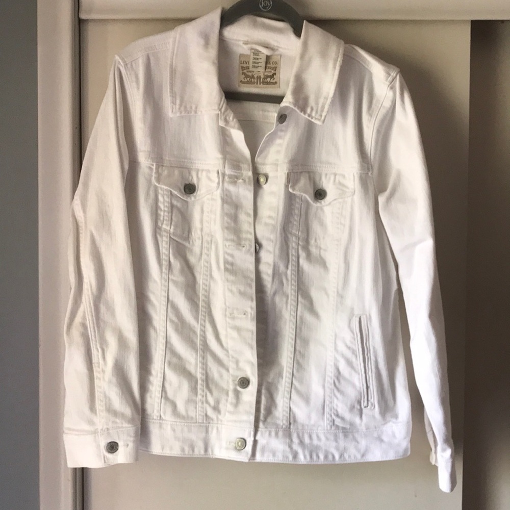 Levi’s White Denim Jacket